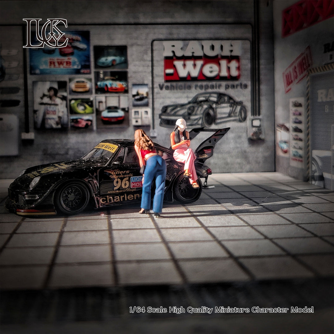 [Preorder] Lucky Studio 1:64 Lipstick Girl & Face Mask Girl Duo LK2025120828