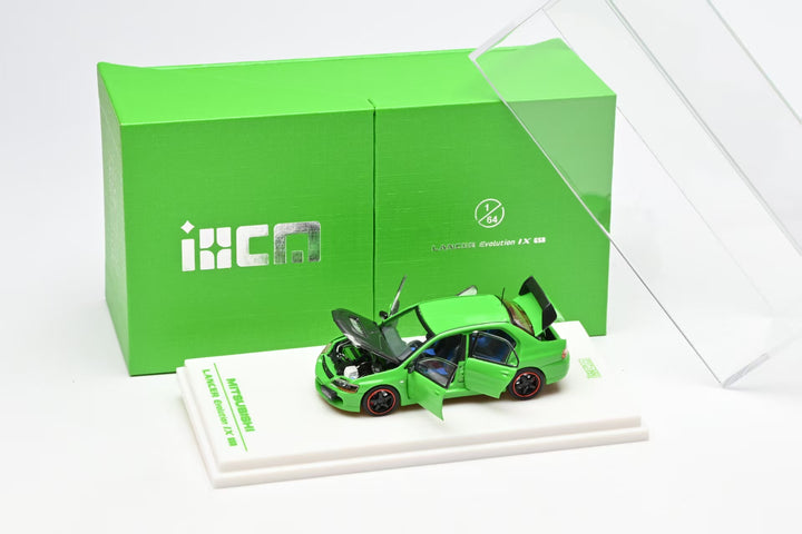 [Preorder] IHCM 1:64 MITSUBISHI LANCER EVIUTION IX GSR Red/ Green (2 Colours)