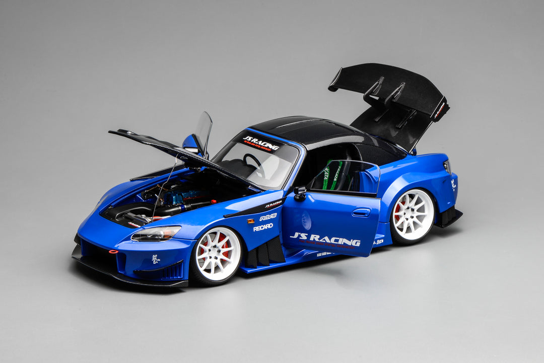 [Preorder] Motorhelix 1:18 Honda S2000 J'S Racing Apex Blue Pearl M85117