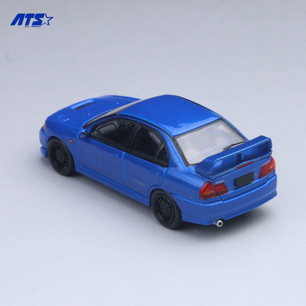 [Preorder] ATS Model 1:64 Mitsubishi Lancer Evolution IV (EVO 4) – Blue ATS881004