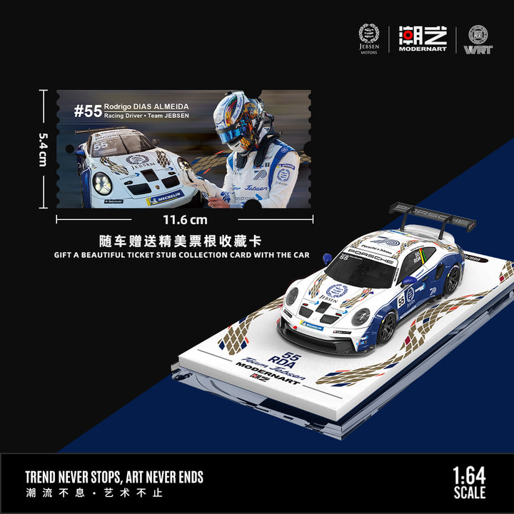 [Preorder] ModernArt X WRT 1:64 Porsche 911 GT3 Carrera Cup-55 (3 Versions)