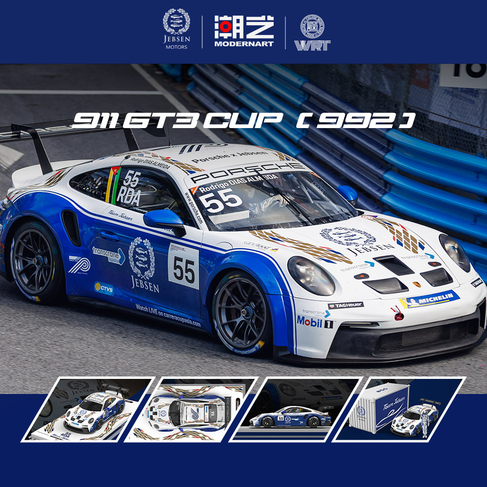 [Preorder] ModernArt X WRT 1:64 Porsche 911 GT3 Carrera Cup-55 (3 Versions)