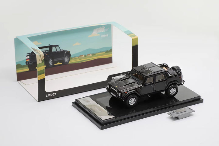 Shadow 1:64 Lamborghini LM002 LHD Black/ Blue (2 Colours)