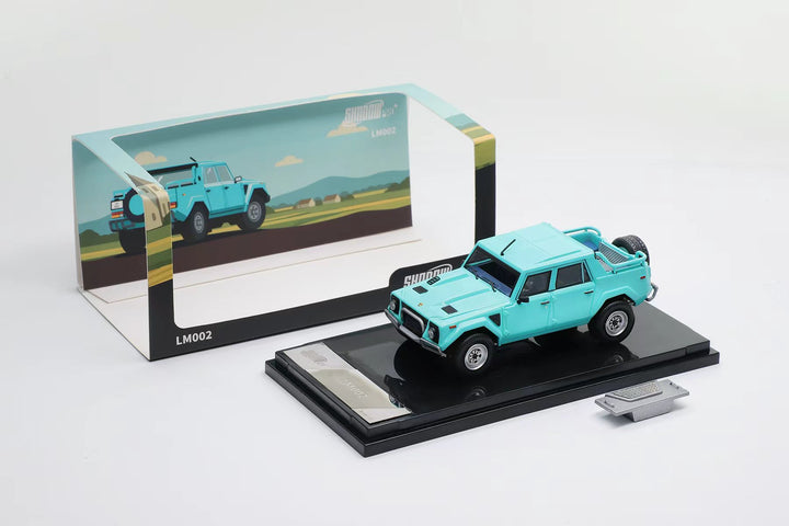 Shadow 1:64 Lamborghini LM002 LHD Black/ Blue (2 Colours)