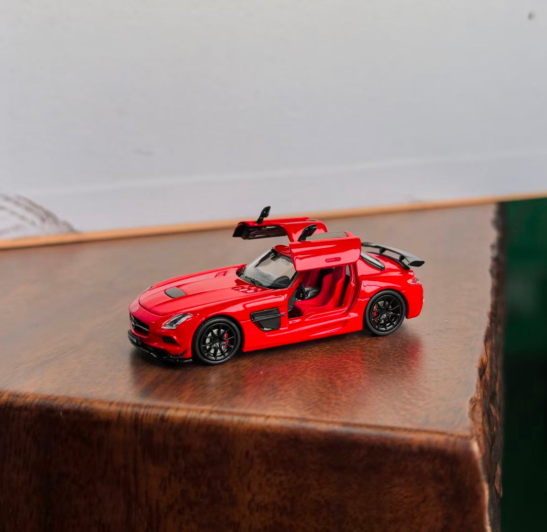 Fine works64 1:64 Mercedes Benz SLS AMG BS Red