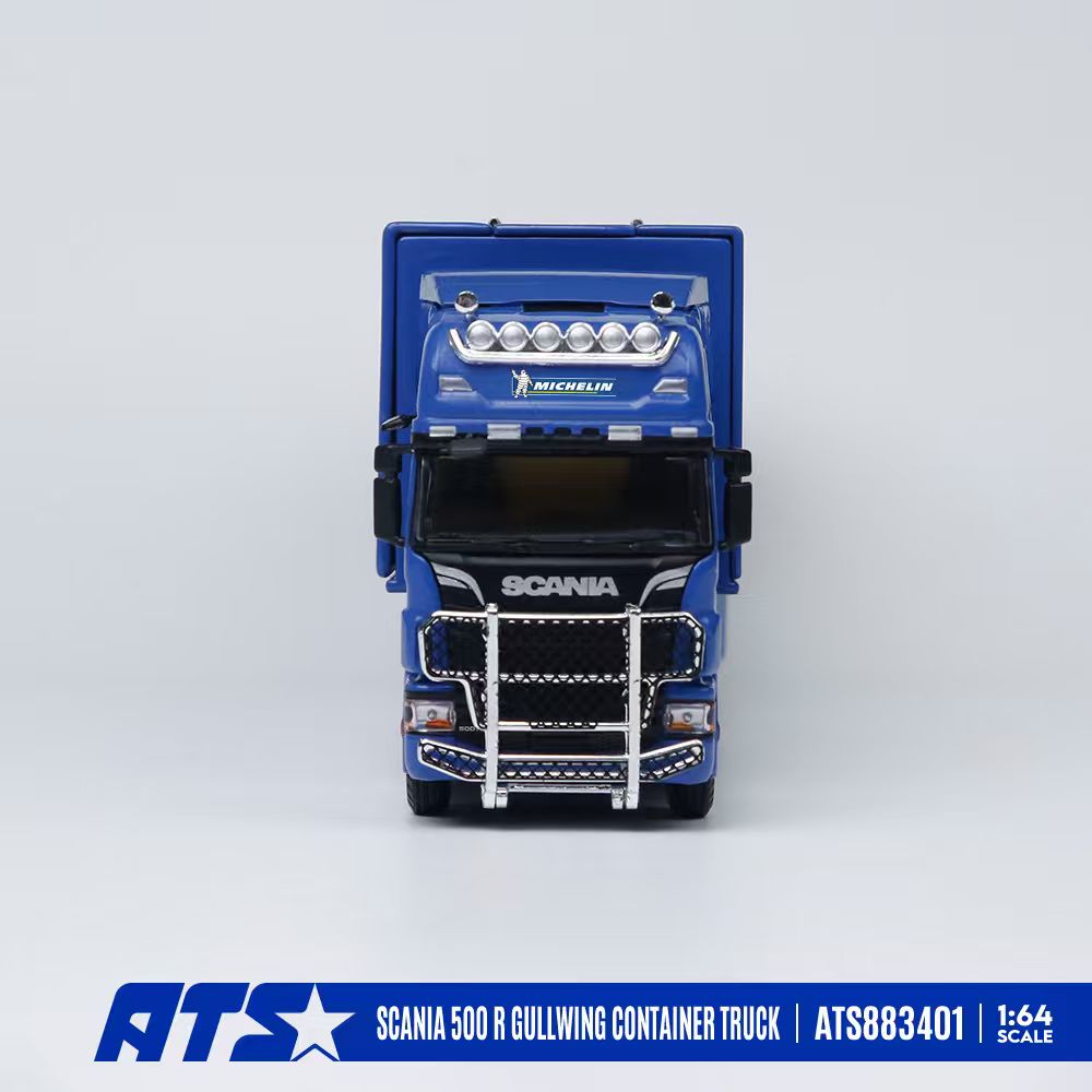 [Preorder] ATS Model 1:64 Scania 500 R Gullwing Container Truck Michelin ATS883401