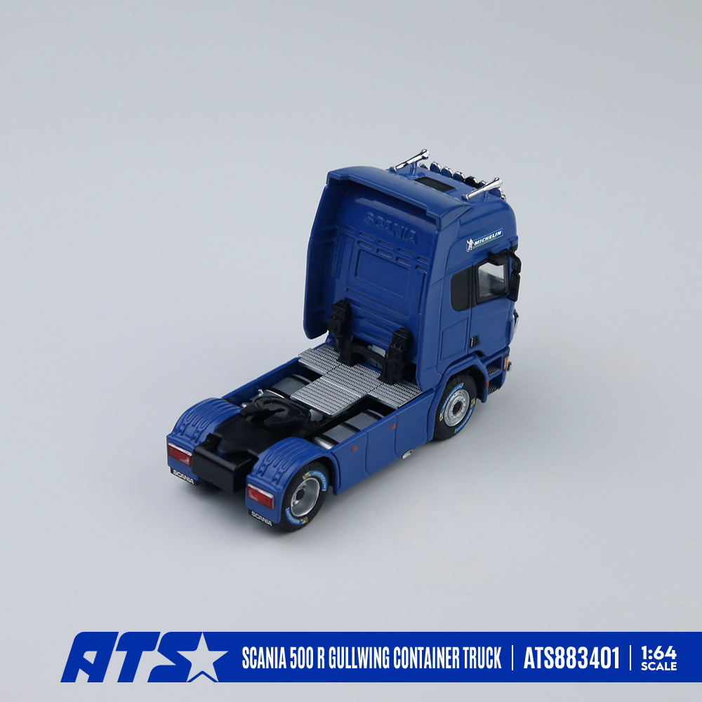 [Preorder] ATS Model 1:64 Scania 500 R Gullwing Container Truck Michelin ATS883401
