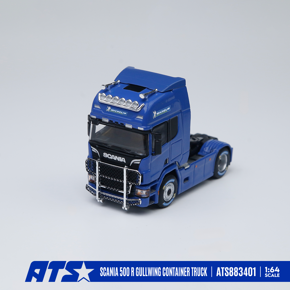 [Preorder] ATS Model 1:64 Scania 500 R Gullwing Container Truck Michelin ATS883401