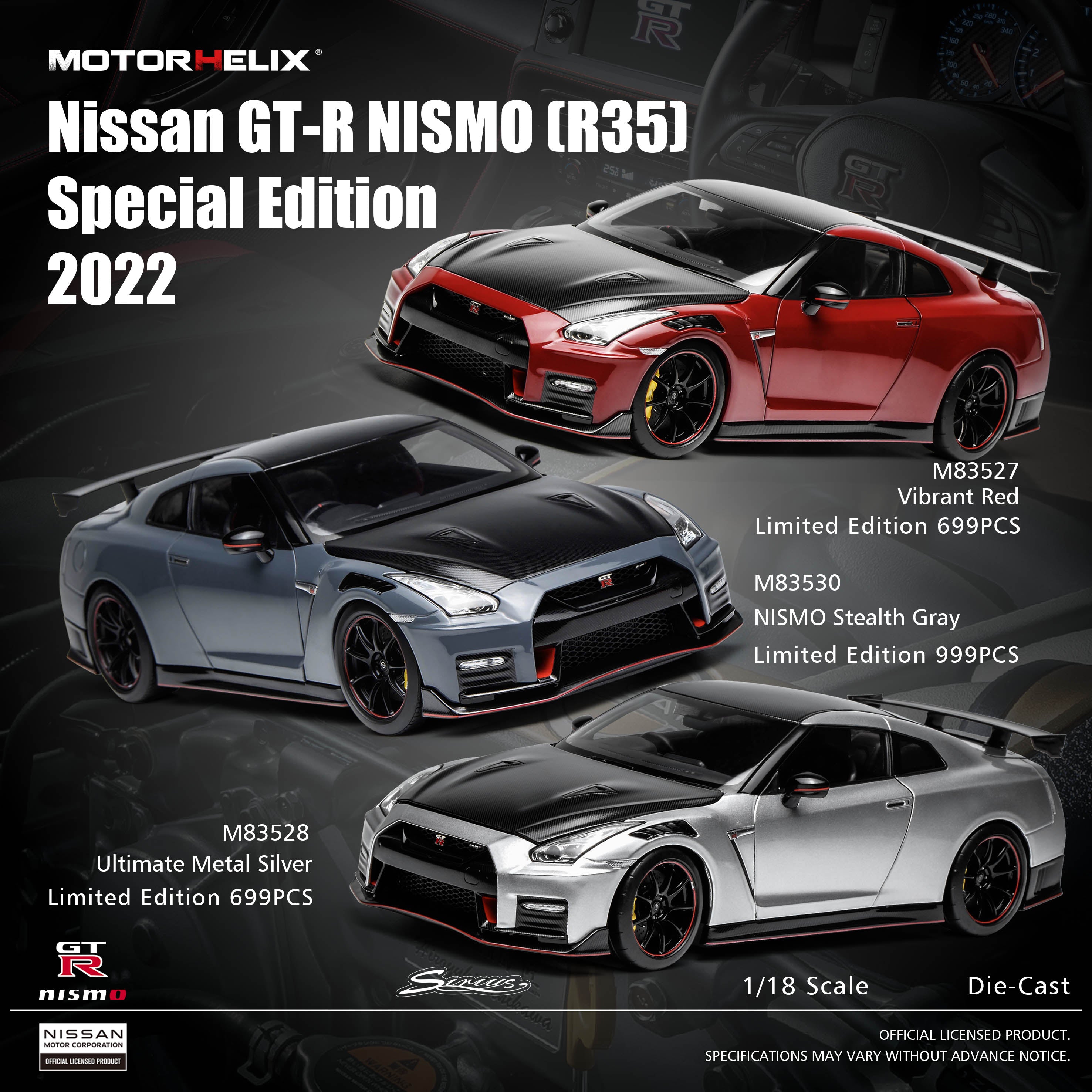Nissan GT-R NISMO 1/6スケール 特別版 2022 Alpha Collectibles > 1:18 SCALE MODELS > AUTOART 77502 1:18