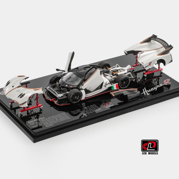 [Preorder] LCD 1:43 Pagani Huayra R Matte White LCD43017-PW