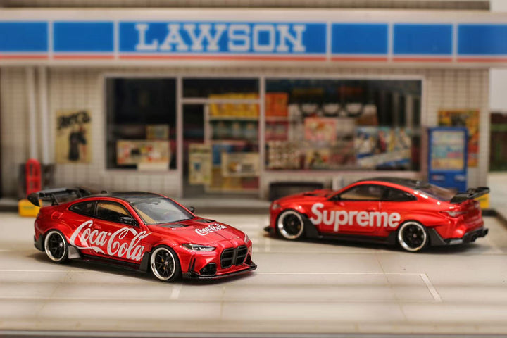 [Preorder] Ghost Player 1:64 BMW G82 M4 Wide-Body Supreme/ Coca Cola Livery