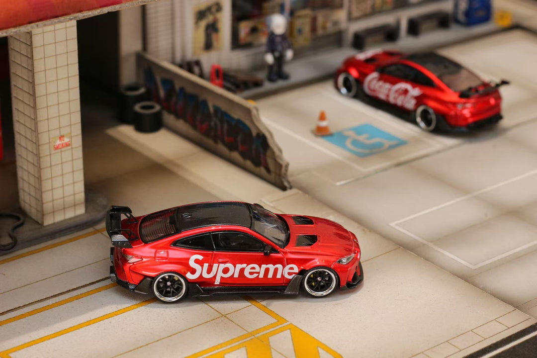 [Preorder] Ghost Player 1:64 BMW G82 M4 Wide-Body Supreme/ Coca Cola Livery