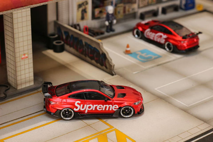 [Preorder] Ghost Player 1:64 BMW G82 M4 Wide-Body Supreme/ Coca Cola Livery