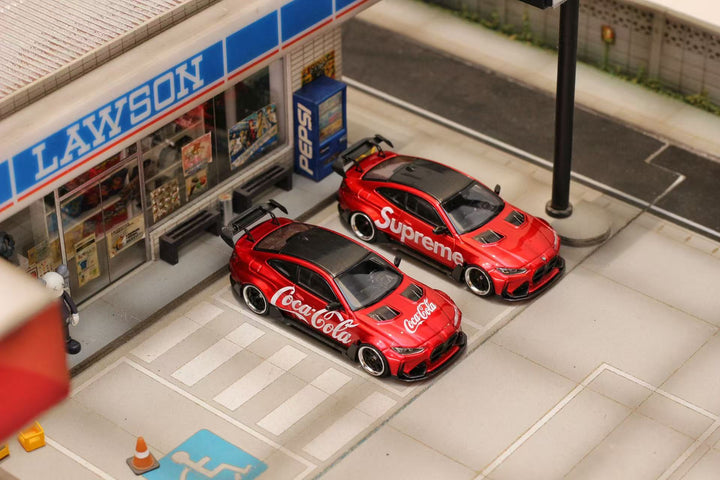 [Preorder] Ghost Player 1:64 BMW G82 M4 Wide-Body Supreme/ Coca Cola Livery