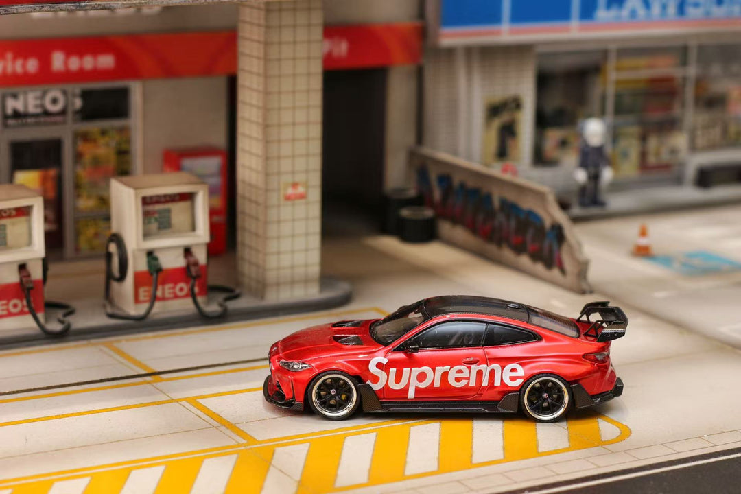 [Preorder] Ghost Player 1:64 BMW G82 M4 Wide-Body Supreme/ Coca Cola Livery