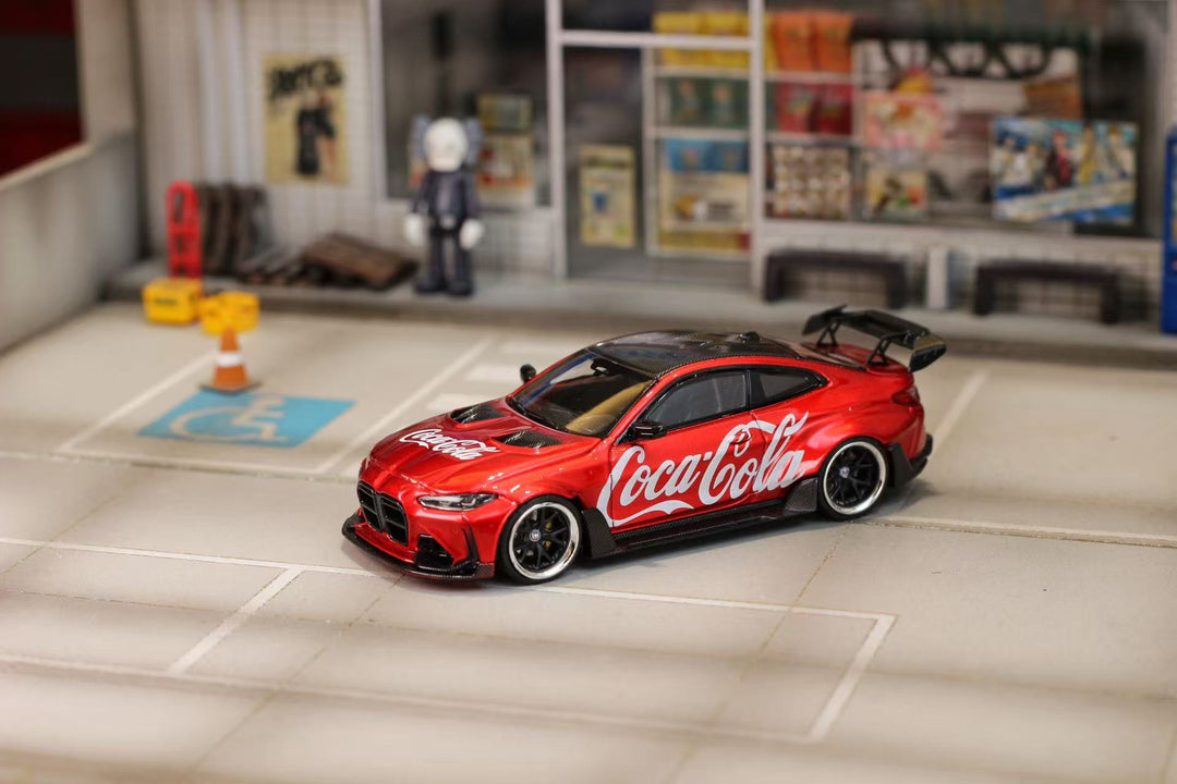 [Preorder] Ghost Player 1:64 BMW G82 M4 Wide-Body Supreme/ Coca Cola Livery