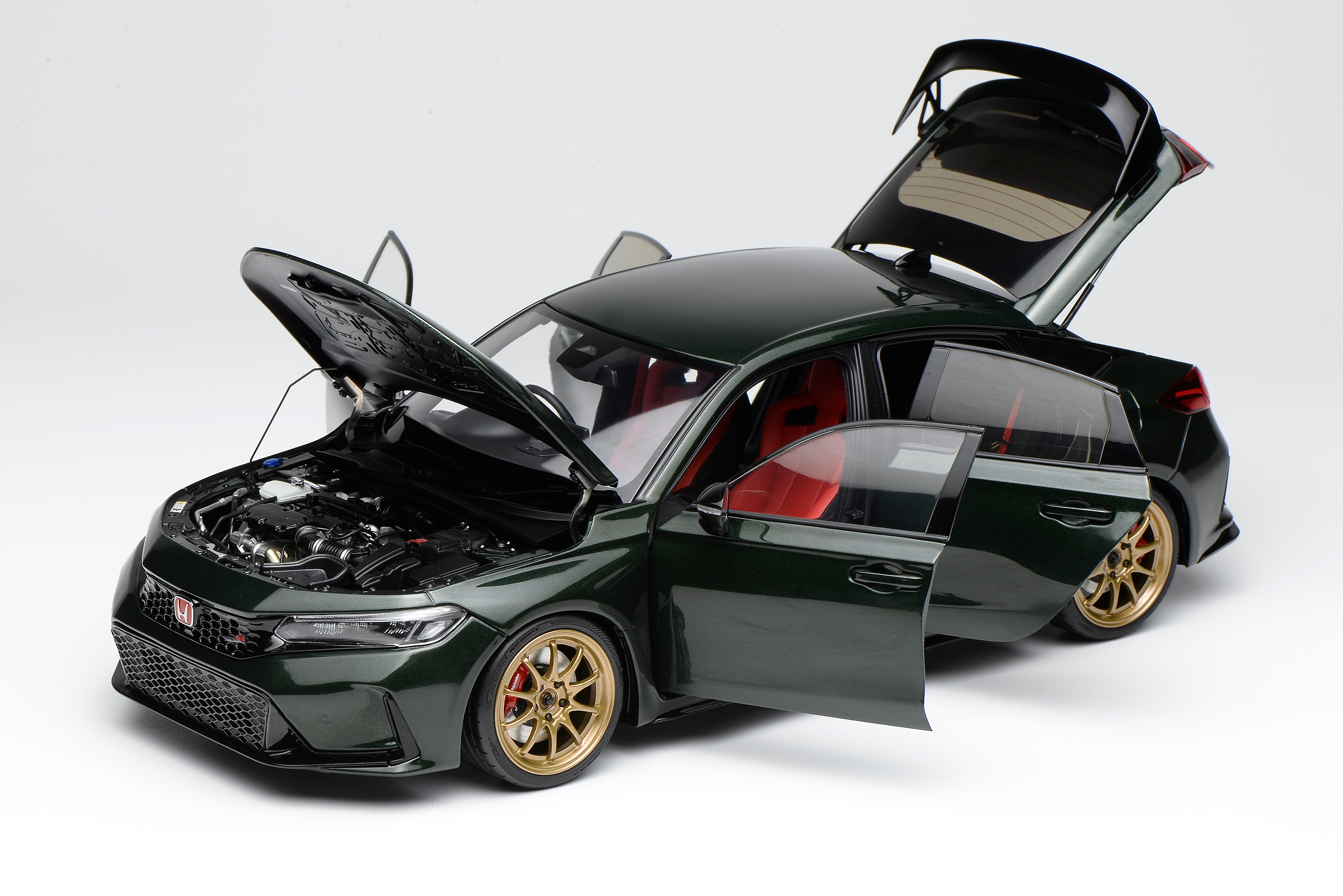 Motorhelix 1:18 Honda Civic Type R（FL5) Customized - Pearl Dark