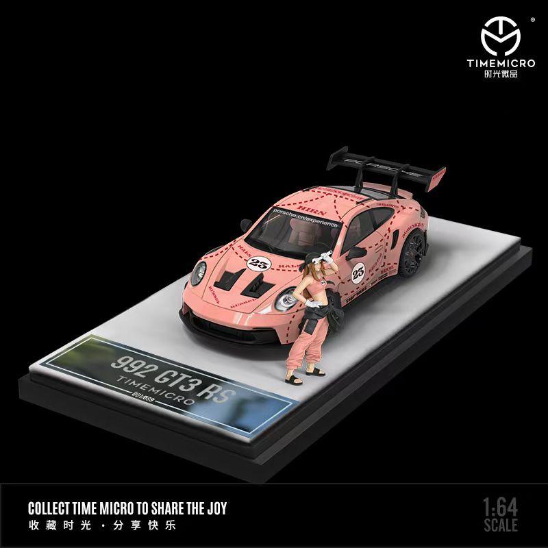 TimeMicro 1:64 Porsche 911 (992) GT3 RS Pink Pig Doll Version TM644604-1
