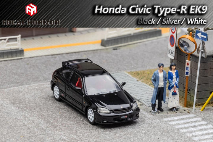 Focal Horizon 1:64 Honda Civic Type-R EK9 Black