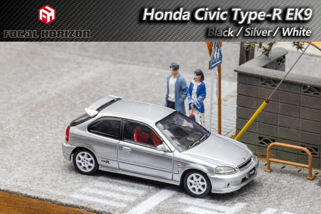 Focal Horizon 1:64 Honda Civic Type-R EK9 Silver