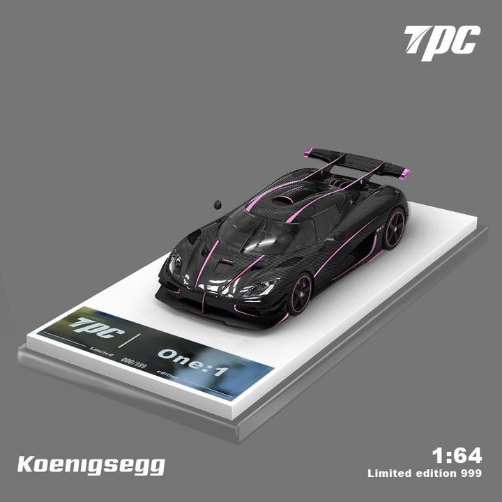 [Preorder] TPC 1:64 Koenigsegg One:1 Carbon Black