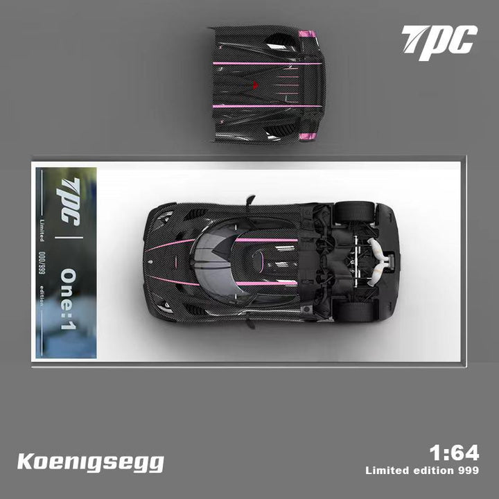 [Preorder] TPC 1:64 Koenigsegg One:1 Carbon Black