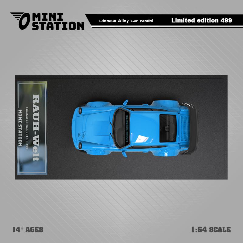 [Preorder] Mini Station 1:64 Porsche RWB 996 Hideyoshi Blue