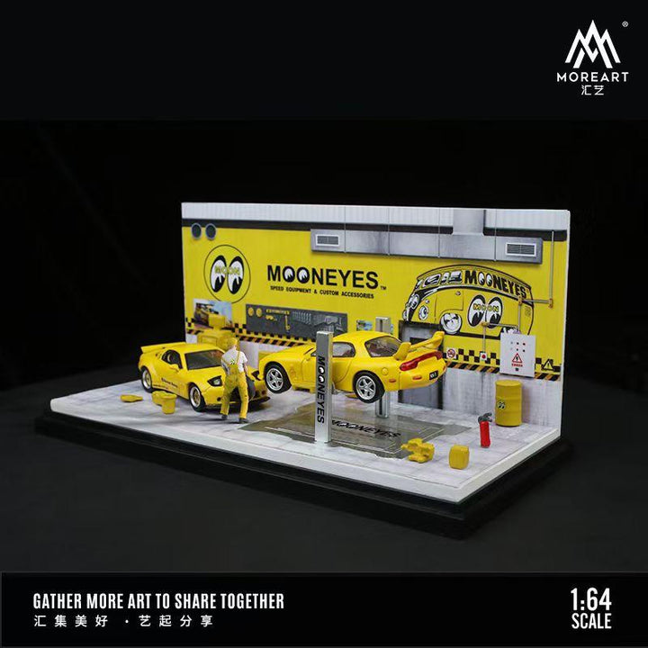 MoreArt 1:64 Moon Eye Automobile Repair Workshop MO901203