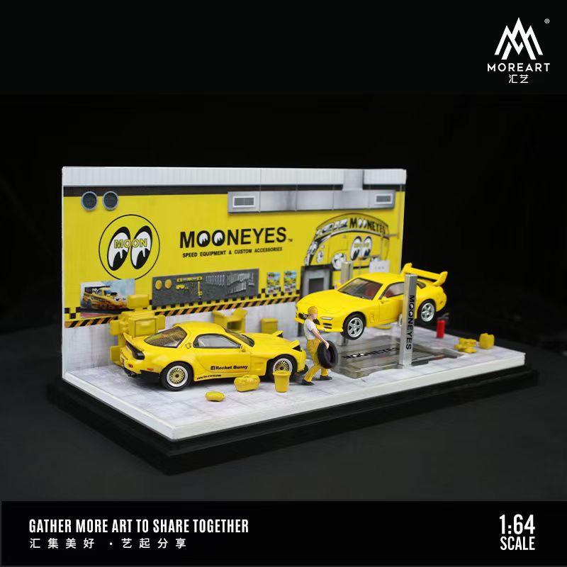 MoreArt 1:64 Moon Eye Automobile Repair Workshop