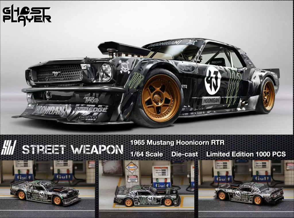 Street Weapon 1:64 Ford Mustang Hoonicorn RTR 1965 – Horizon Diecast