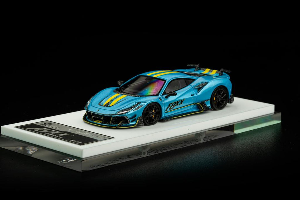 FuelMe 1:64 Ferrari F8 Tributo Mansory F8XX - Blue – Horizon Diecast