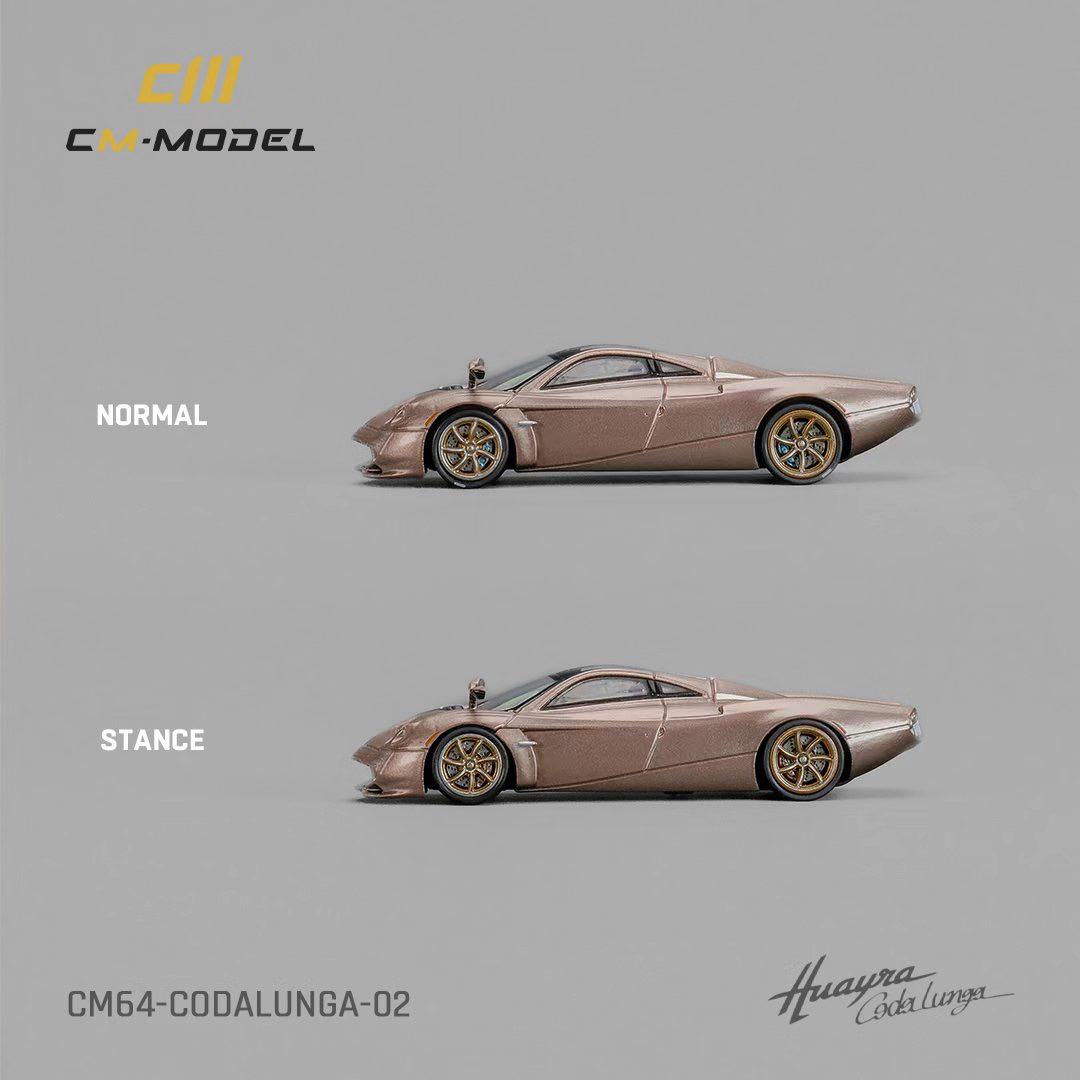 [Preorder] CM Model 1:64 Pagani Huayra Codalunga Gold