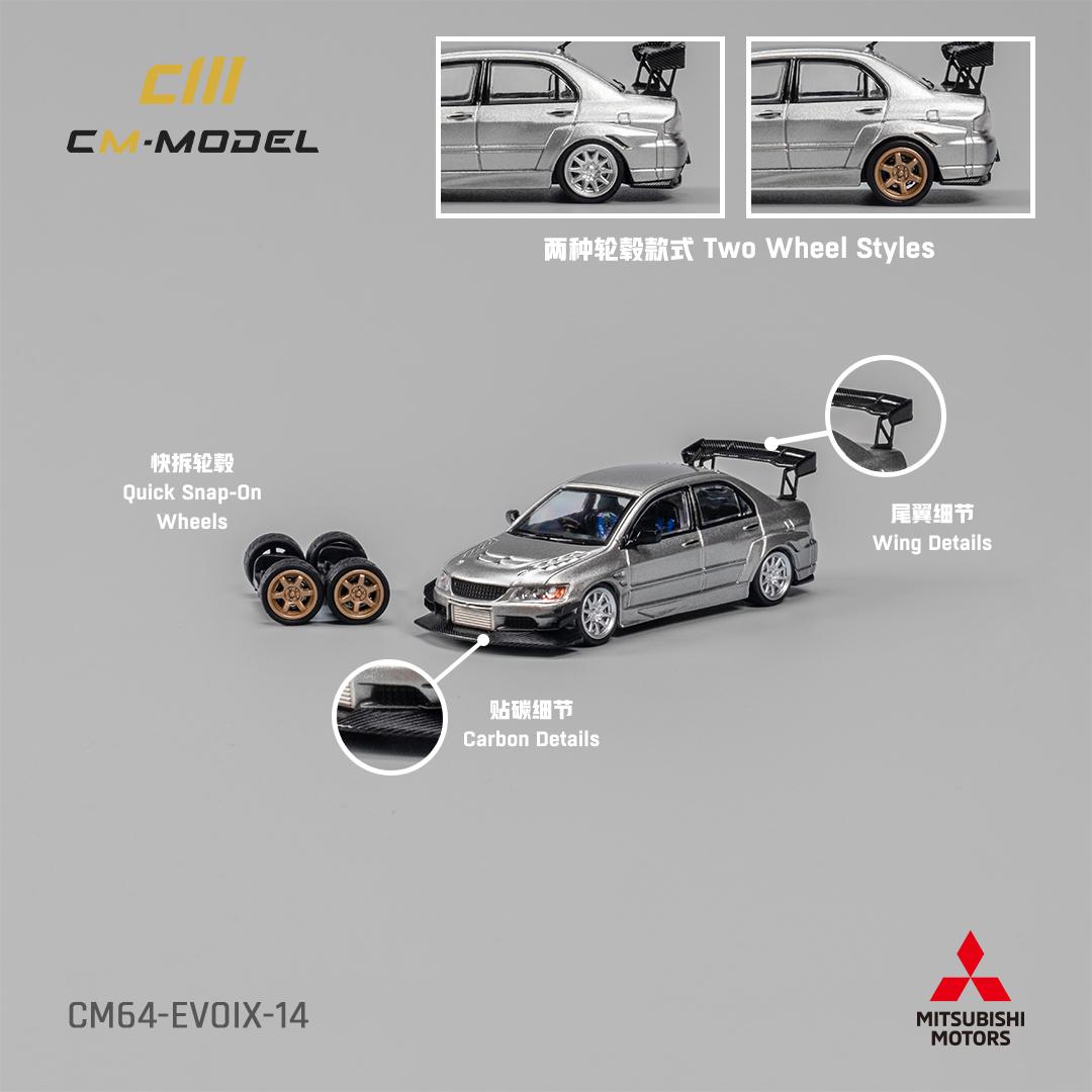 CM Model 1:64 Mitsubishi Lancer Evolution Voltex EVO IX CM64-EVOIX-14