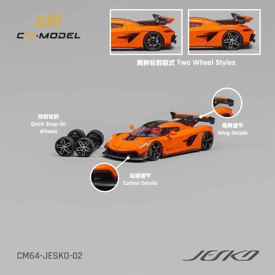 [Preorder] CM Model 1:64 Koenigsegg Jesko Orange