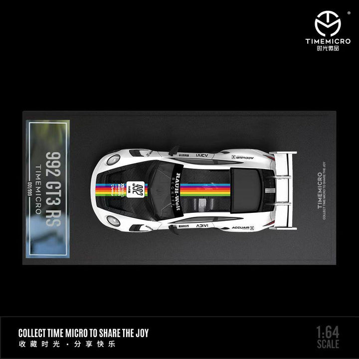 [Preorder] TimeMicro 1:64 Porsche 911 992 GT3 RS White Apple