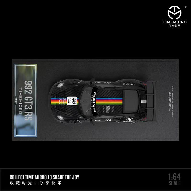 [Preorder] TimeMicro 1:64 Porsche 911 992 GT3 RS Black Apple