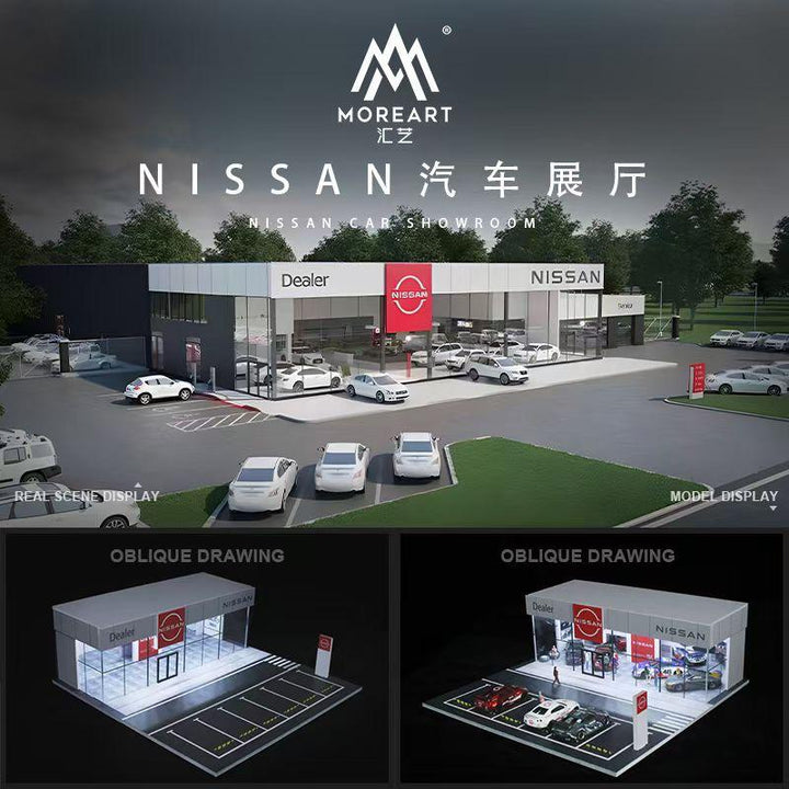 MoreArt 1:64 Nissan Showroom