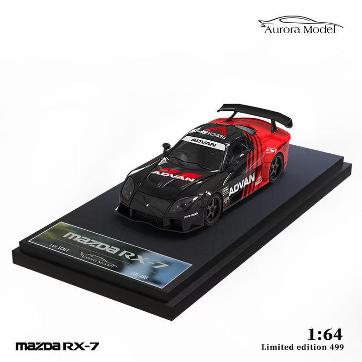 Aurora Model 1:64 Mazda FD3S RX-7 Veilside ADVAN