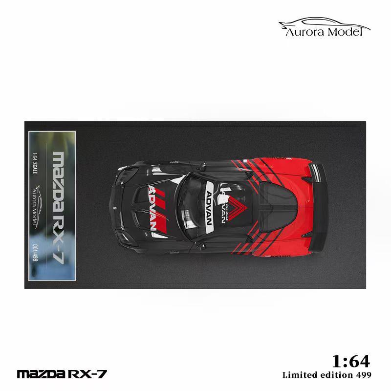 Aurora Model 1:64 Mazda FD3S RX-7 Veilside ADVAN