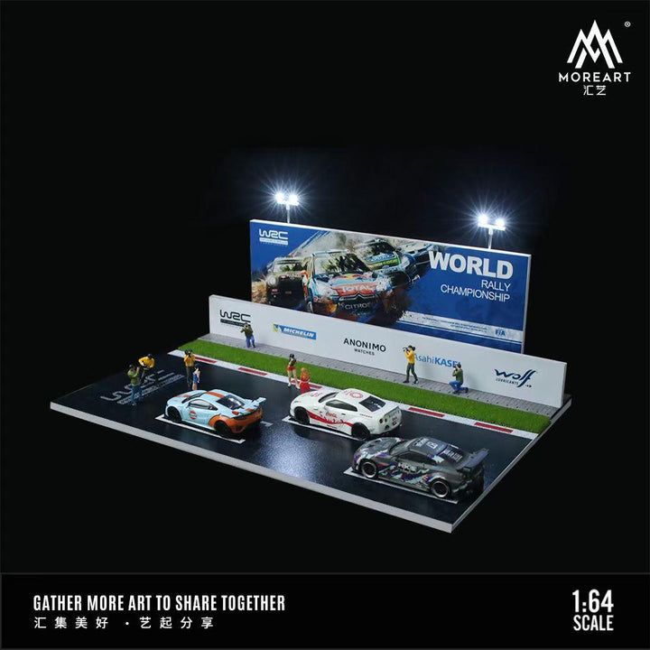 MoreArt 1:64 Racing Assembly Scene (WTCR/ WRC)