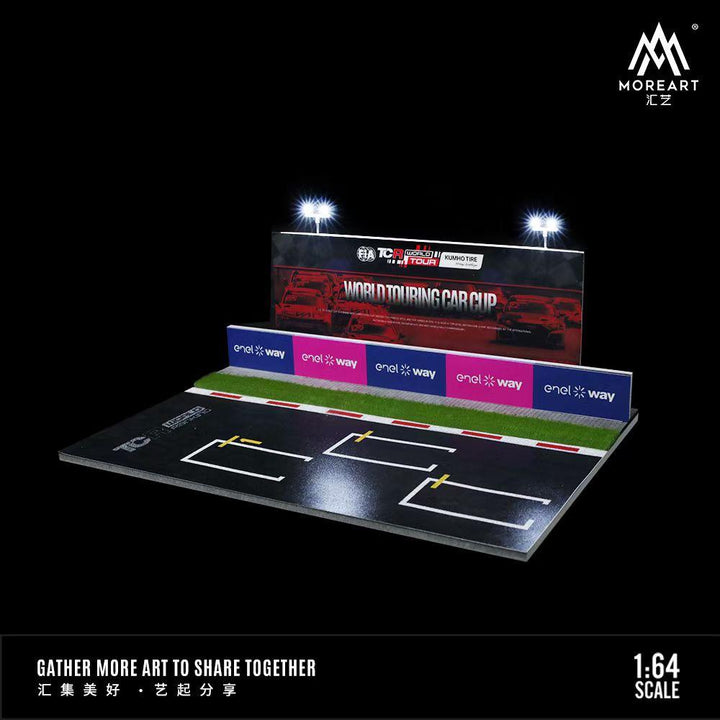 MoreArt 1:64 Racing Assembly Scene (WTCR/ WRC)