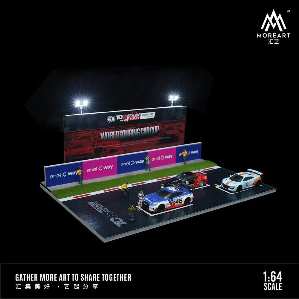 MoreArt 1:64 Racing Assembly Scene (WTCR/ WRC)