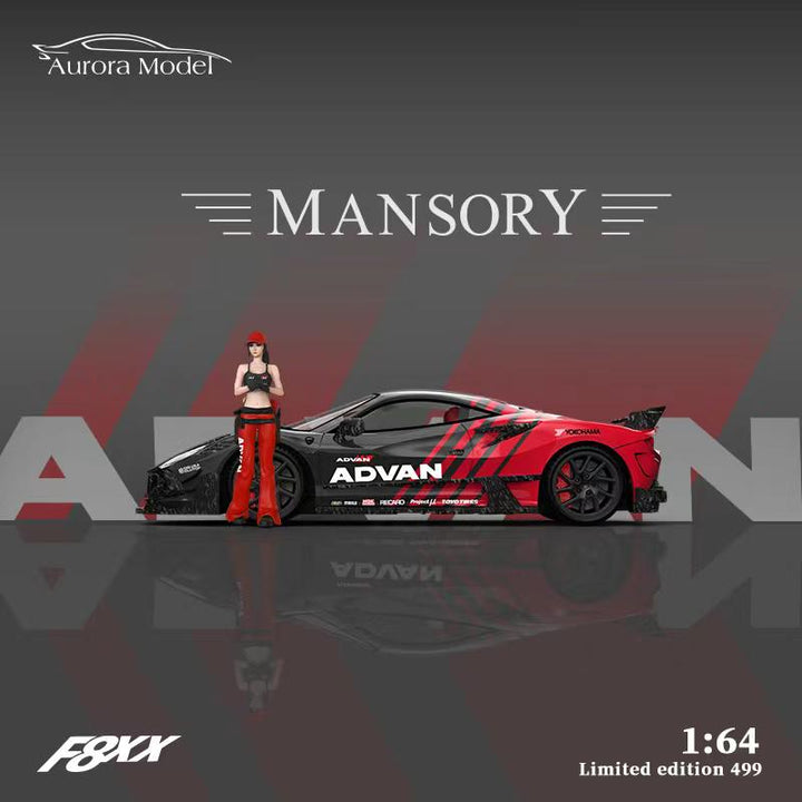 Aurora Model 1:64 Ferrari F8 Tributo Mansory Advan