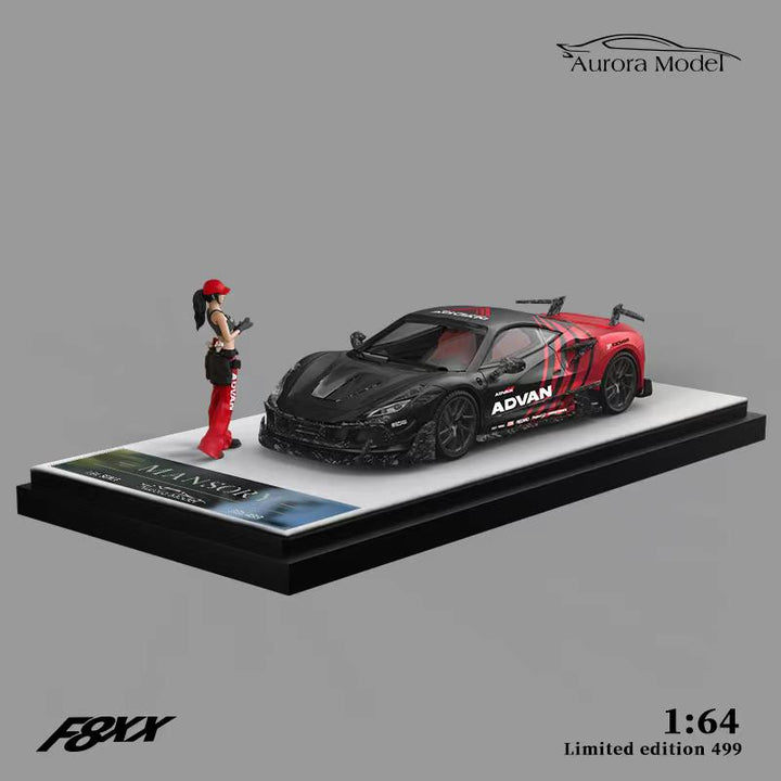 Aurora Model 1:64 Ferrari F8 Tributo Mansory Advan Doll Version