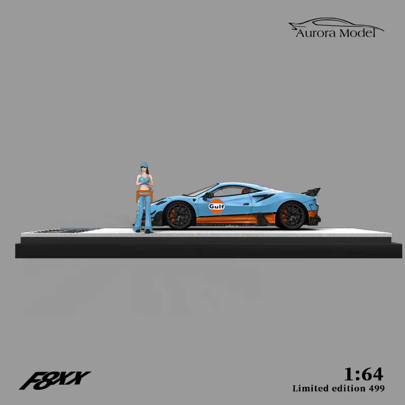 Aurora Model 1:64 Ferrari F8 Tributo Mansory GULF