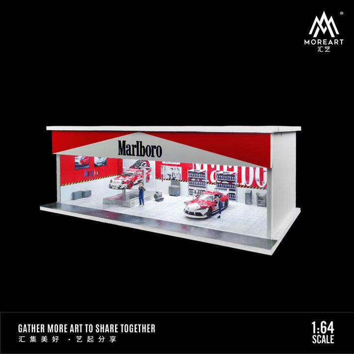 MoreArt 1:64 Maintenance Workshop Scene Pinkpig / Marlboro