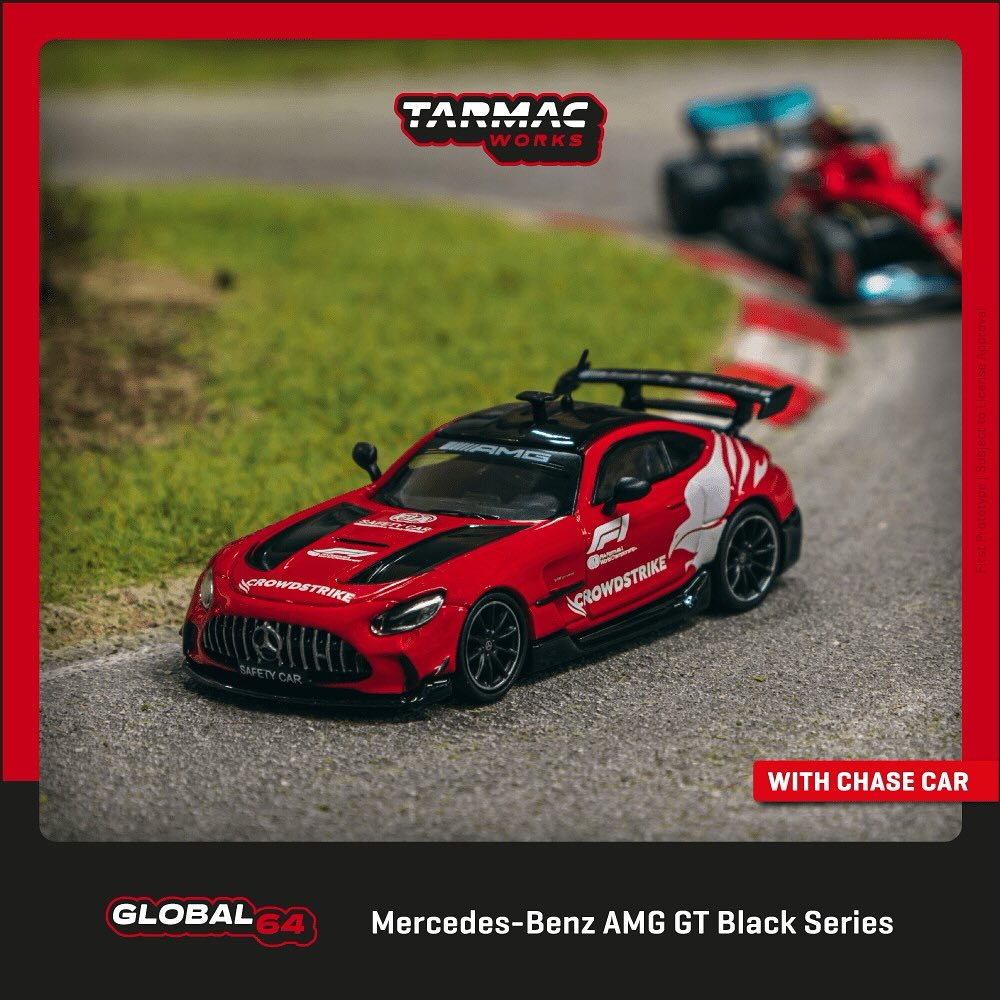 [Preorder] Tarmac Works 1:64 Mercedes-Benz AMG GT Black Series Safety Car Red