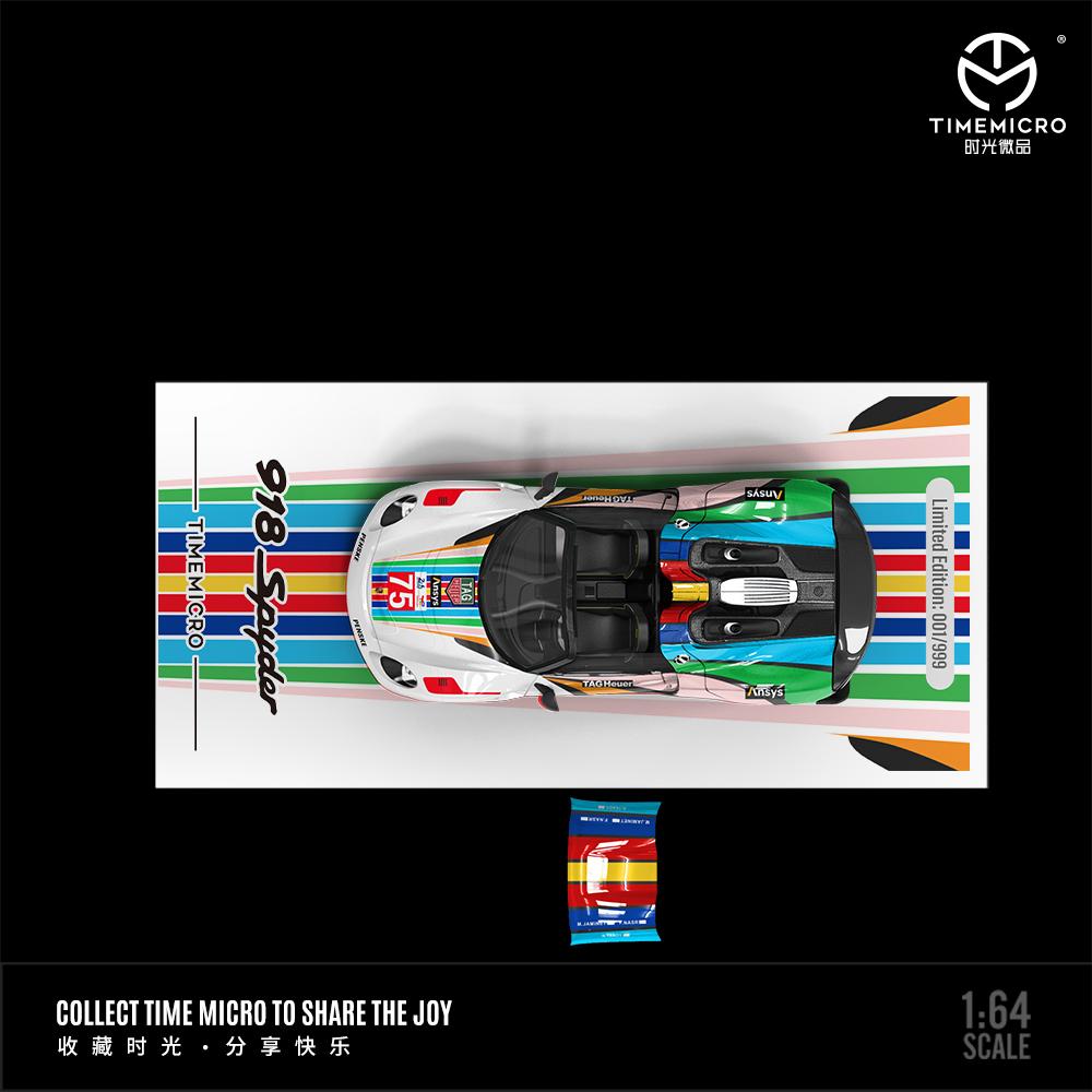 [Preorder] TimeMicro 1:64 Porsche 918 Color Le Mans Livery