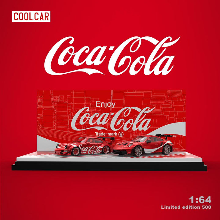 [Preorder] Cool Car 1:64 Porsche 964 992 Coca-Cola (3 Version)