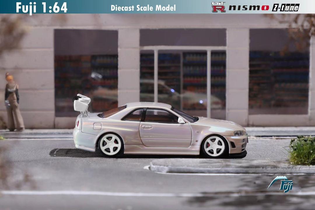 Fuji 1:64 Nissan Skyline GT-R R34- Nismo Z-Tune (3 Colors)